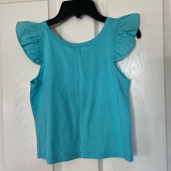 gb girls 2 piece blue ruffle set size M 8/10 nwt - Picture 7 of 9